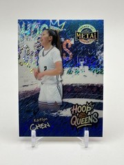 Kaitlyn Chen 2025 Leaf Metal WOS Hoop Queens Shimmer Blue 1/1 – UCONN Huskies