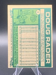 1977 Topps #9 Doug Rader