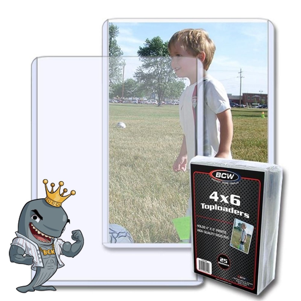 BCW 4×6 Topload Holder 25ct Pack FREE SHIP