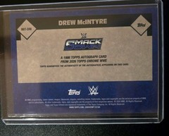 2026 Topps Chrome WWE Drew McIntyre 1986 Autograph Gold Geometric Refractor /50