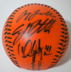 Vintage 2007 Birmingham Barons Rickwood Classic Autographed Souvenir Baseball