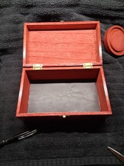 Handmade custom card storage box