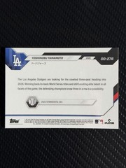 2026 Topps NOW Yoshinobu Yamamoto Road to Opening Day Japan Edition Dodgers