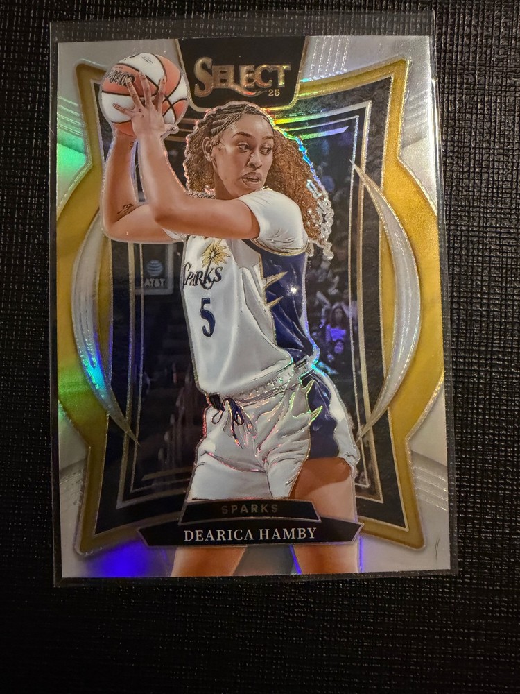 2025 Panini Select WNBA #10 Dearica Hamby Silver Prizms