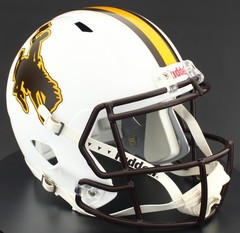 Wyoming Cowboys Riddell Speed Full Size Replica NCAA Football Helmet