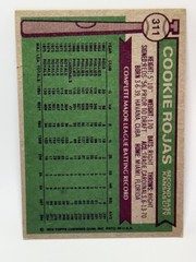 1976 Topps #311 Cookie Rojas