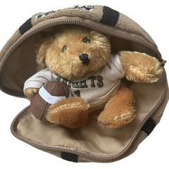 PLUSHLAND UCF Golden Knights Plush Football with baby bear inside