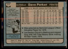1980 Topps #310 Dave Parker
