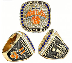 2026 NY New York Knicks Championship Ring Size 9-11-13