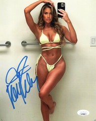 Kelly Kelly WWE Diva Signed Autograph 8×10 Photo #4 w/ JSA COA