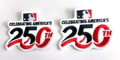 (1) LOT OF (2) CELEBRATING AMERICA&rsquo; S 250th YEAR EMBROIDERED PATCH # 101D