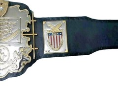 AWA WORLD HEAVYWEIGHT WRESTLING CHAMPIONSHIP BELT 2MM Brass Adult Size
