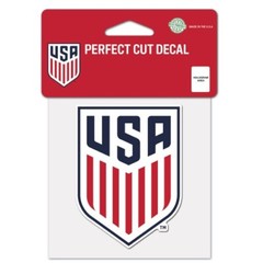 USA Soccer Logo Perfect Cut Decal NEW! FREE SHIPPING! 3×2 Inches Crest USMNT