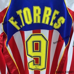 Fernando Torres 9 Atletico Madrid 2004/05 SpiderMan Retro Long Sleeve L