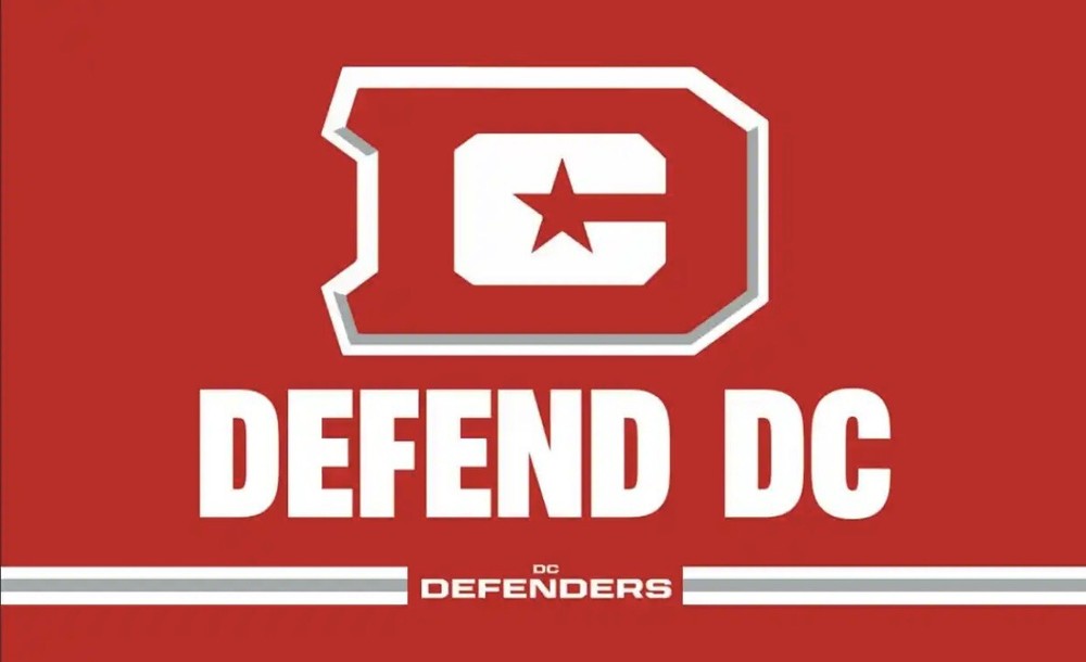 DC DEFENDERS-Deluxe 3’x5’ Outdoor Flag-UFL-Tailgate-EXCLUSIVE!