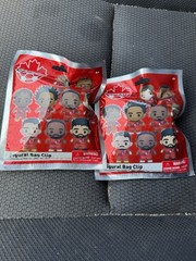 Canada Soccer Blind Bag Clip Keychain Player Figure Lot of 2 Red Brand New!