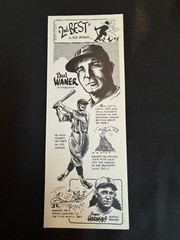 VINTAGE 1974 BOB PARKER 2nd BEST! NM! PAUL WANER/ROGERS HORNSBY!