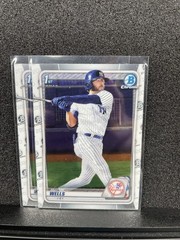 Austin Wells 2020 Bowman Draft Chrome 1st Refractor BD-56 Yankees