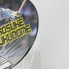 Hanshin Tigers Fan Black Yellow Japan Baseball Osaka NPB Kosuke Fukudome New!