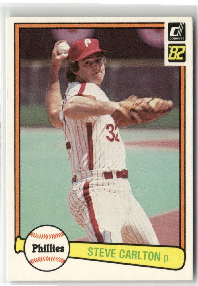 1982 DONRUSS #42 STEVE CARLTON PHILADELPHIA PHILLIES