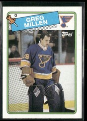 1988-89 Topps Greg Millen #117 St. Louis Blues