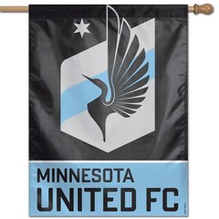 Minnesota United FC Vertical Flag WinCraft 28×40 MLS Soccer House Banner New