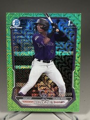 2026 Bowman Chrome #BCP-150 Wilder Dalis Green Mojo Refractor 221/399 Rockies