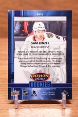 2025-26 Upper Deck Power Play Rookies Sam Rinzel #PY-1