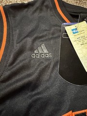 NEW YORK NICKS CARMELO ANTHONY BLACK AND ORANGE Adidas JERSEY MEN&rsquo;s 3XL NEW!