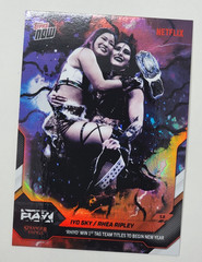 2026 Topps Now WWE 3-SP Iyo Sky Rhea Ripley Stranger Things Short Print “RHIYO”
