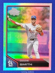 2011 Topps Lineage Diamond Anniversary Refractor Ozzie Smith #141 -10+ Ship FREE
