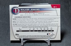 Walker Jenkins Prospect Rookie 2025 Bowman Baseball Card #BP-1 Minnesota Twins