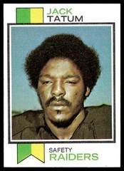 1973 Topps Football Card Jack Tatum RC Oakland Raiders #288 NM