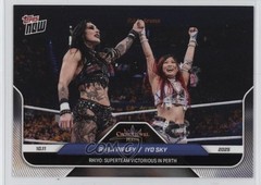 2025 Topps Now WWE /2471 Rhea Ripley Iyo Sky #104 ob9