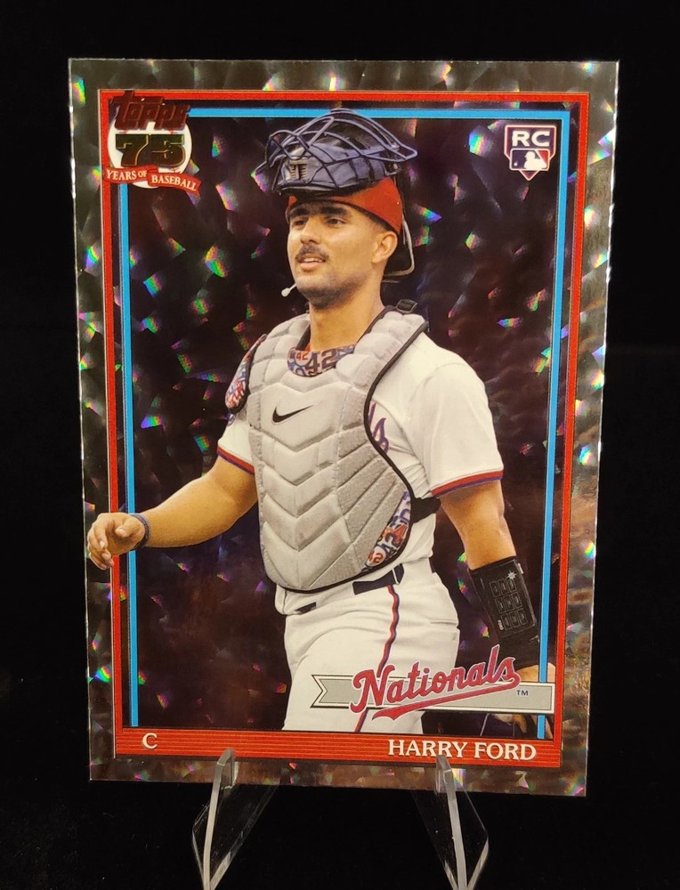 Harry Ford 2026 Topps Series 2 #91B2-2 RC Rookie 1991 Crackle Silver Foil