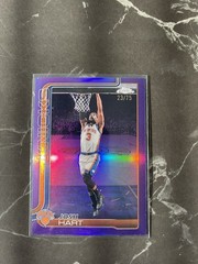 2025-26 Topps Chrome Update Josh Hart Purple Refractor #/75 New York Knicks