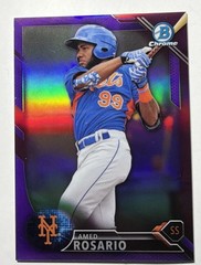 2016 Bowman Draft – Chrome Prospect Amed Rosario RC Purple Refractor #’D /250