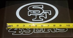 San Francisco 49ers decal sticker