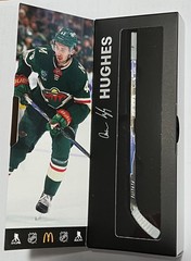 QUINN HUGHES – 2026 McDonald&rsquo;s Star Sticks Collectible – Minnesota Wild
