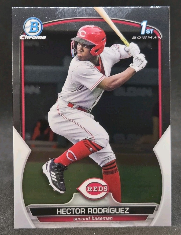 2023 Bowman Chrome Prospects Hector Rodriguez #BCP-95 Cincinnati Reds