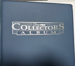 3 Inch ultra pro collectors album with (50) 9 Card Sheets