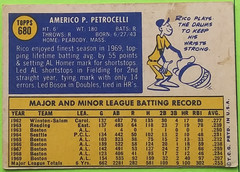 1970 Topps #680 Rico Petrocelli (High Number) Baseball Card (Boston Red Sox)