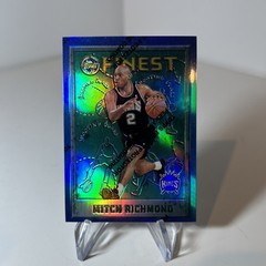 1995-96 MITCH RICHMOND FINEST REFRACTOR W/COATING #80 KINGS