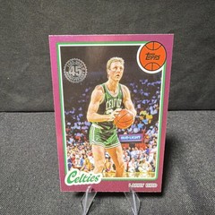 Topps 2025-26 Larry Bird 45th Anniversary Celtics #80BK-1 1980-81 Insert