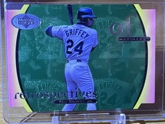 1998 Upper Deck KEN GRIFFEY JR RETROSPECTIVES DIE CUT insert Mariners