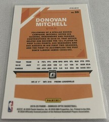 2019-20 Donruss Optic Basketball Donovan Mitchell Utah Jazz Blue Velocity #59
