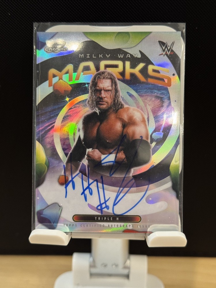 TRIPLE H 2026 Topps Cosmic Chrome Milky Way Marks On Card Auto SP