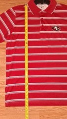 SAN FRANCISCO 49ers SHIRT POLO SIZE LARGE NEW NO TAG STITCHED BY ANTIGUA SO SOFT