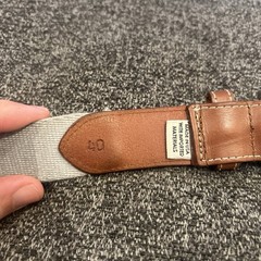 Tennessee Volunteers Peter Millar Mens Size 40 Belt Woven Brown Orange