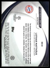 2023-24 Topps Chrome #SD-9 Lothar Matthäus Starball Debuts